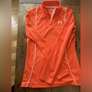 Amazing orange Under Armour long sleeve shirt